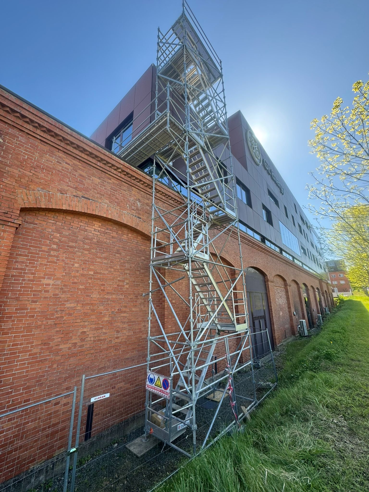 Chantier Loc-Echafaudages - Exemple 1